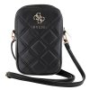 Guess Torebka GUWBZPSQSSGKczarny/black Zip Quilted 4G